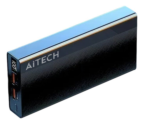 Cargador Portatil Power Bank Aitech Pj0078 10000mah Micro Tipo C Usb