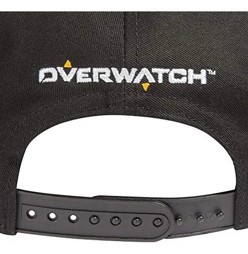 Jinx Overwatch Frenetic Snapback Gorra De Béisbol, Negro, Ta