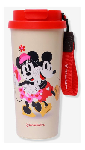 Copo Térmico Inox Mickey Minnie Namorados Presente Água Fofo