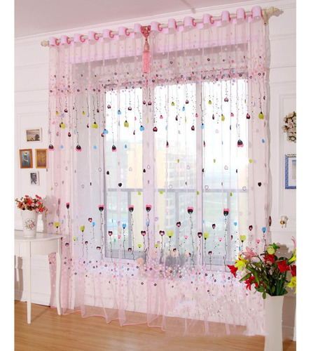 Cortina Con Forma De Flor, Mosquiteras Para Puertas Y Balcon