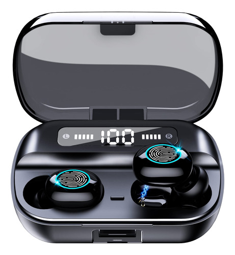 Wireless Earbuds Bluetooth 5.1 Touch Control Headphon In