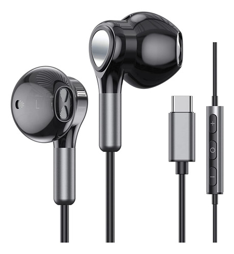 Auriculares Usb C Para Samsung Galaxy S23 Ultra S22 S21 Fe F