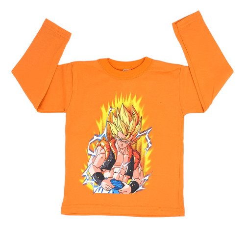 Remera Manga Larga De Algodón Niño Nene Kaorikawaii Art-01