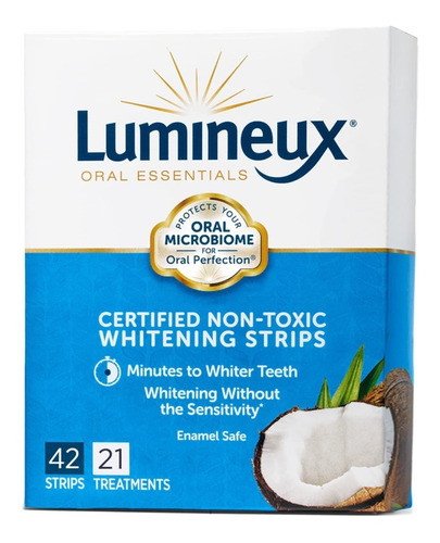 Branqueador Lumineux Whitestrips Clareador Dental Natural