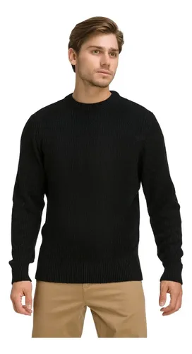 Suéter Blusa De Tricot Masculino Liso Blusa Lã Masculina