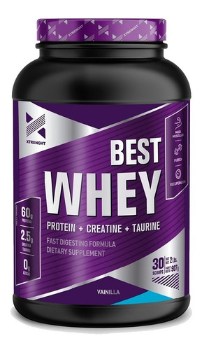 Xtrenght Proteina Whey 2 Lb Best Crecimiento Muscular 