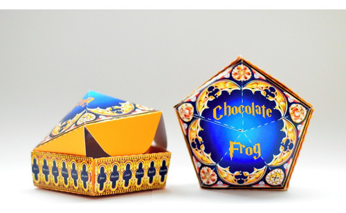 Caixa Harry Potter Sapo De Chocolate Lembrancinha 40 Peças
