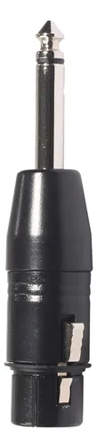 Xlr A 6,35 Mm 1/4 Pulgadas Trs Adaptador Convertidor | MercadoLibre