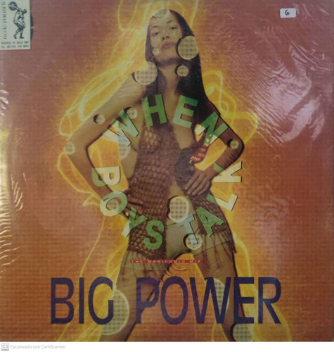 Disco Vinilo When Boys Talk Big Power Maxi Italia Todelec