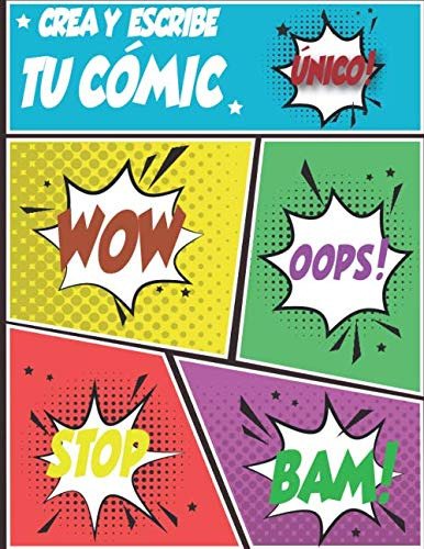 Crea Y Escribe Tu Comic: Plantillas De Comics En Blanco | Cr