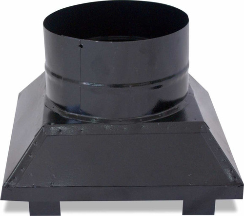 Adaptador Para Churrasqueira 310x310x250mm Preto