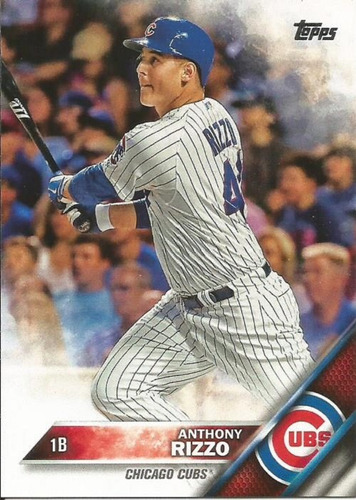 Barajita Anthony Rizzo Topps 2016 #327 Chicago Cubs