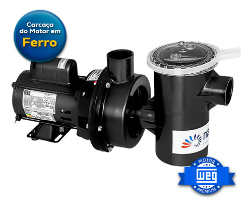 Bomba Carcaça De Ferro Nautilus 0,5cv Nbfc-2 Mono - 52.000lt
