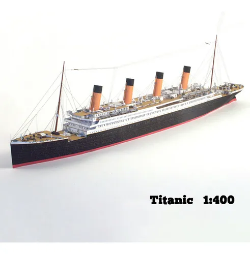 Kit De Modelo De Papel De Barco Titanic Papercraft Para