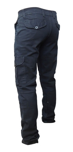 Pantalon Cargo Elastizado Pampero Slim Chupin Cuotas Pagos