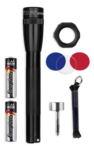 Maglite Sp2p01c: Mini Led 2 Celda Aa Pro Linternas Negro