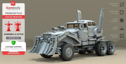 Archivo Stl Impresión 3d - Mad Max War Rig Complete