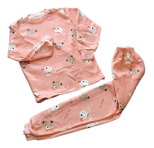 Pijama De Poliéster - 2 Piezas Niños 2-6 Años
