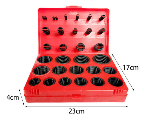 Kit Surtido De Juntas Tóricas Métricas Caja Roja 347uds.