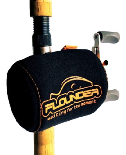 Funda Neoprene Flounder Reel Rotativo Huevito Baitcast