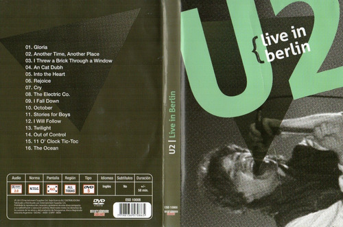 Dvd U2  Live In Berlin 