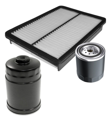 Kit X3 Filtros Para Hyundai H1 2.5cc 2008 Al 2016