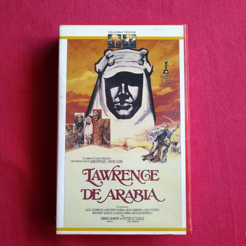 Lawrence De Arabia Video Casete Impecable Retro 7 Oscar Acad