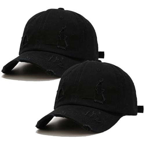 Quanhaigou Paquete De 2 Gorras De Béisbol Unisex,sombreros D