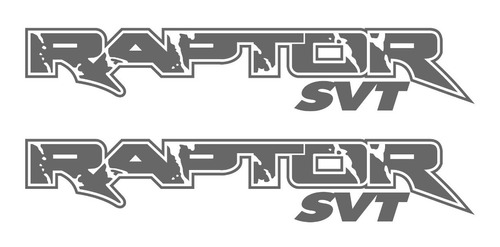 Sticker Adhesivo Logo Ford Raptor   Por 2 Unid