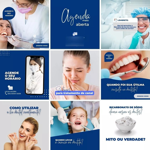 Artes Odontologia Para Canva 25 Artes Exclusivas E Editáveis
