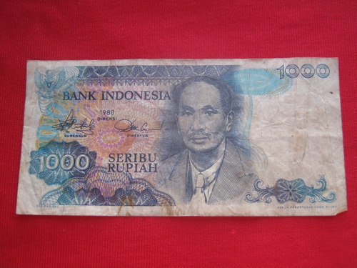 Indonesia 1000 Rupias 1980