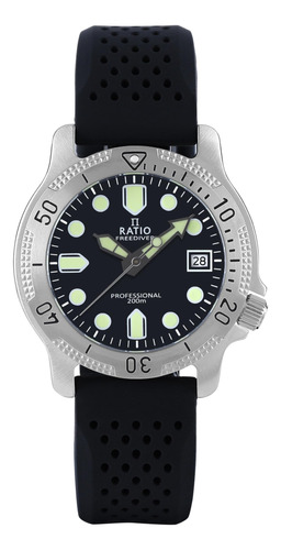 Ratio Freediver - Reloj De Buceo Profesional Con Cristal De