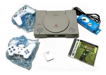 Comprar Console Playstation Ps1 Fat Com 2 Controles 2 , Memory Card E 2 Jogos De Brinde