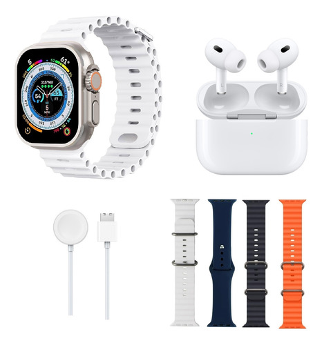 Smartwatch Ultra 49mm S10 Pantalla Grande Combo De Regalo