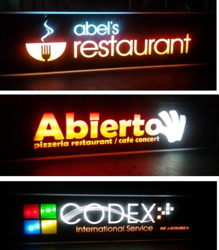 Imagen 3 de 7 de Avisos Luminosos Led Personalizados