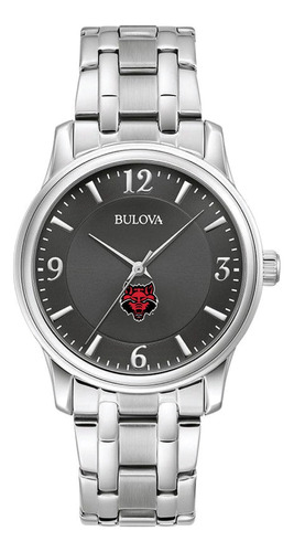 Reloj Bulova Unisex  Análogo De Cuarzo Esfera Negra Y