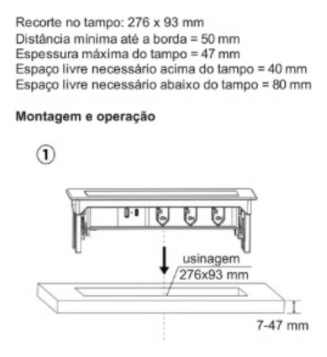 Tomada para Escritório Hafele PowerDock Usb 3 Tomadas Aço Inox Escovado 20 A