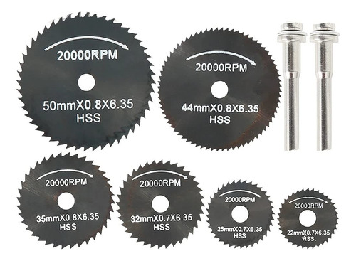 8 Cuchilla Sierra Circular Mini Hss Herramienta Para