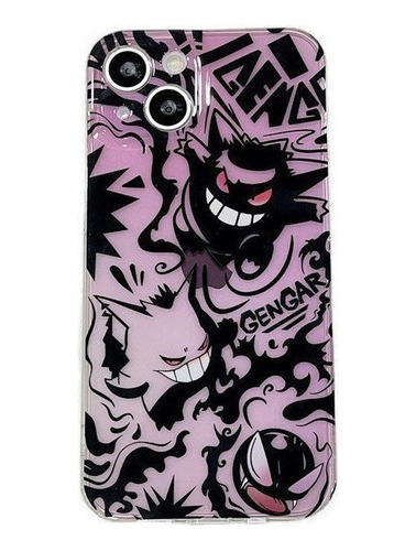 Funda De Teléfono Anime Pokémon Gengar Para iPhone