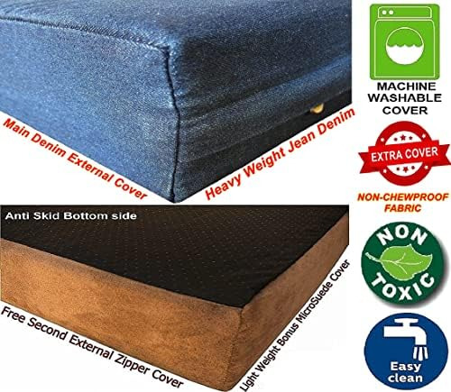 Dogbed4less Cama Ortopédica Extragrande De Espuma Viscoelást