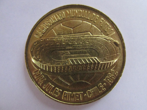 Antigua Medalla Copa Mundial Futbol Chile 1962 Muy Escasa