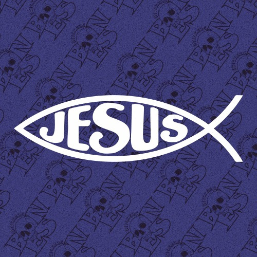 Calco Jesus (pez Cristiano) Autoadhesivo Plotter
