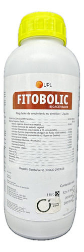 Fitobolic Bioactivador Más Rendimiento Y Calidad 1 Litro