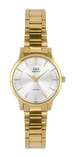 Reloj Q&q Superior Dama Dorado S399j001y Original