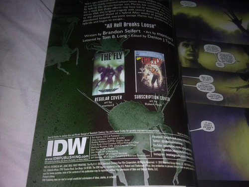 The Fly Outbreak La Mosca Comics En Ingles Numeros 3 Y 4