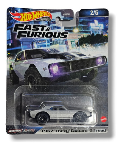 Hot Wheels Premium 67 Chevy Camaro Offroad Fast And Furious