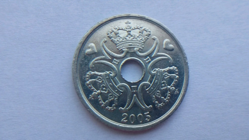 Moneda Dinamarca 5 Kroner 2005