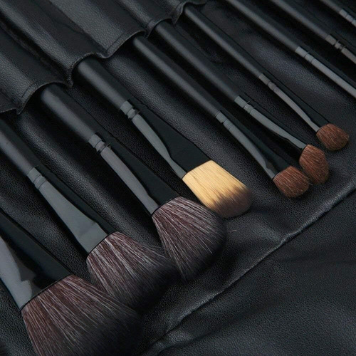 Kit Com 24 Pinceis Preto