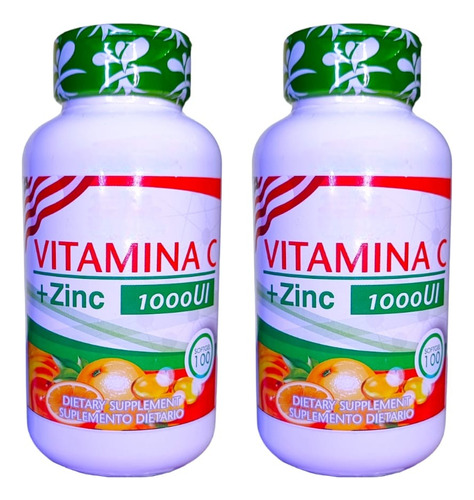 2 Vitamina  C De 1000 Mg Americana - Unidad a $175
