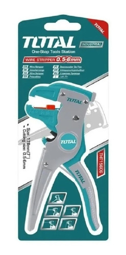 Imagen 3 de 9 de Pinza Pelacable Automatica 0,5 A 6mm Total Industrial